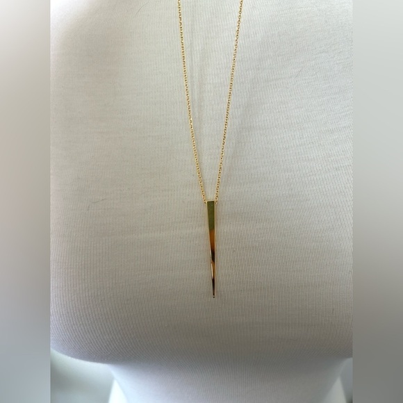 14 K Plated Gold 24” “Jessica Necklace” - Picture 5 of 6